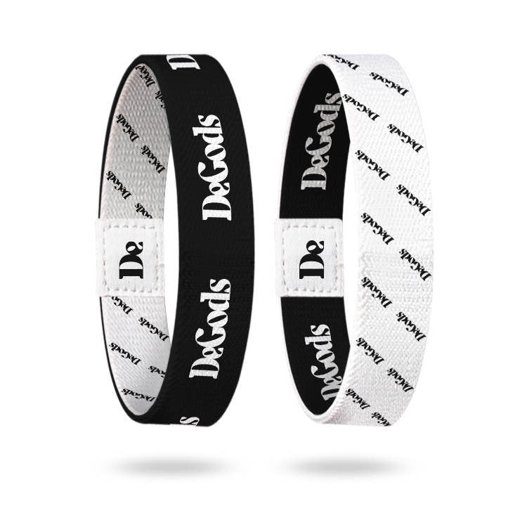 DeBands x DeGods De wristbands, black and white